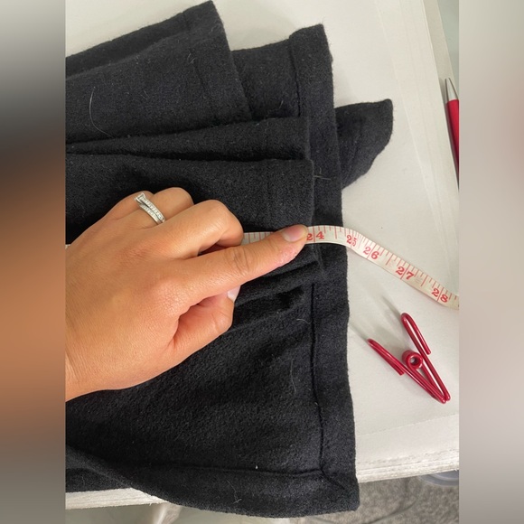 Eileen Fisher Black Wool Cardigan One Button Closure Long Sleeves Lagenlook M - Picture 9 of 11